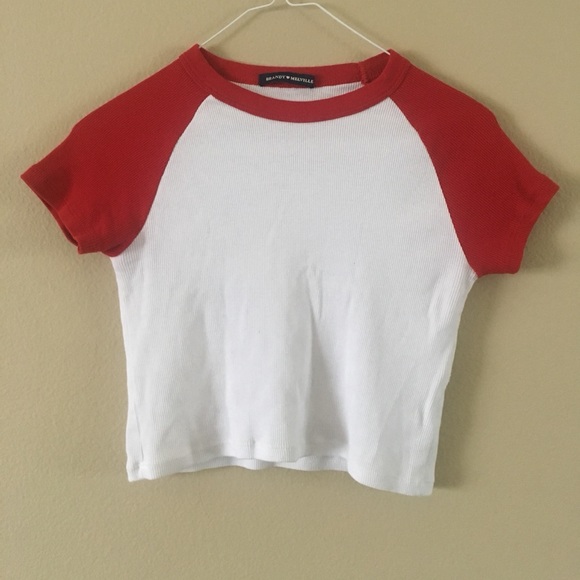 Baseball tee brandy melville Clearance